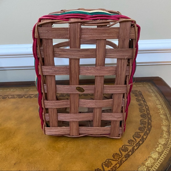 NWOT Christmas Santa HoHoHo Basket with Handle - Picture 4 of 4